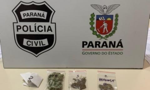 Polícia Civil flagra entrega de envelope com droga e prende homem de 27 anos