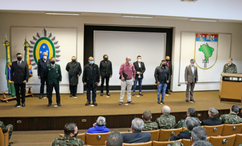 ​Comando da 5 ª Região Militar realiza evento alusivo aos seus 130 anos