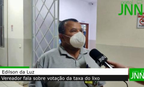 VÍDEO: Edilson da Luz comenta implantação da taxa de lixo em Jacarezinho